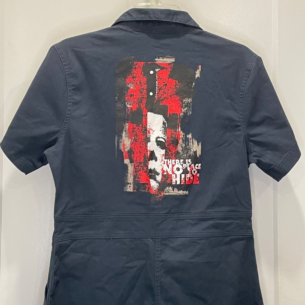 Spirit of Halloween Womens Dress Halloween II Costume Micheal Myers Blue L